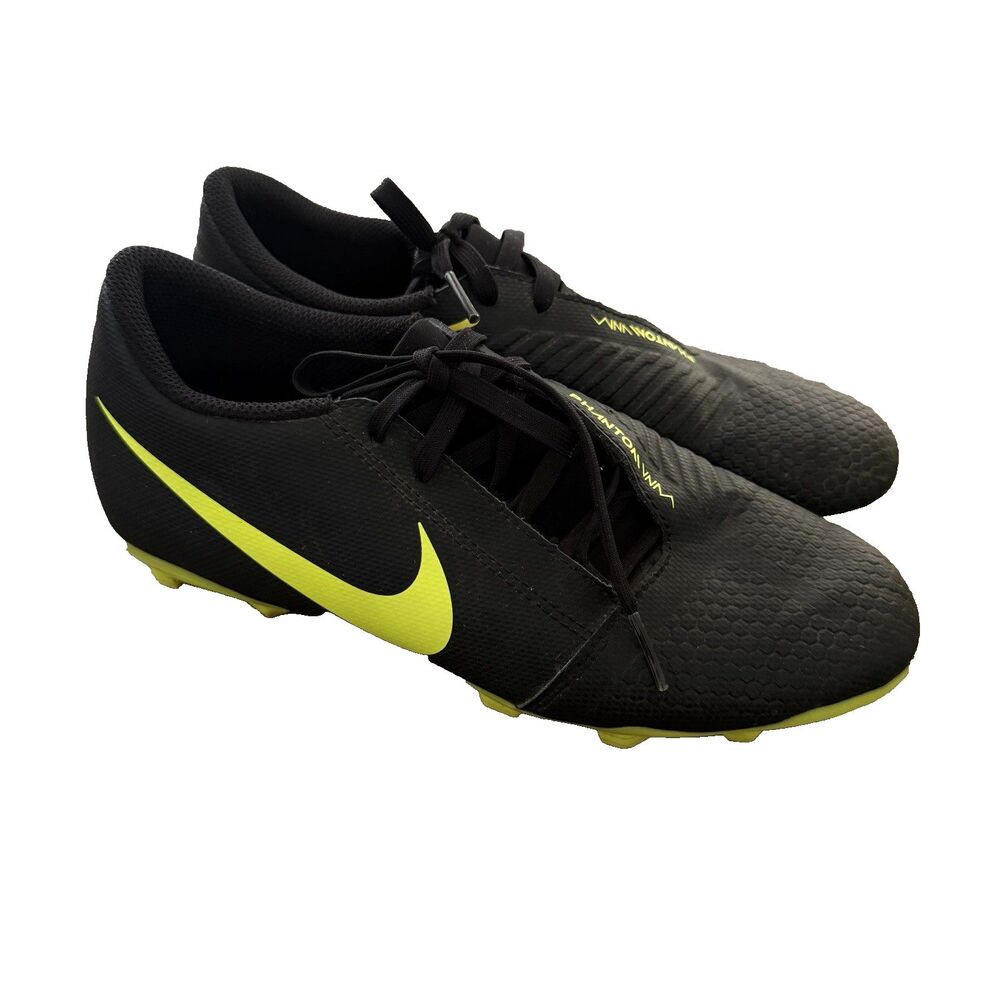 Nike JR Phantom Venom Elite FG Black Soccer Cleats Youth/Mens Size 5 AO0577-007